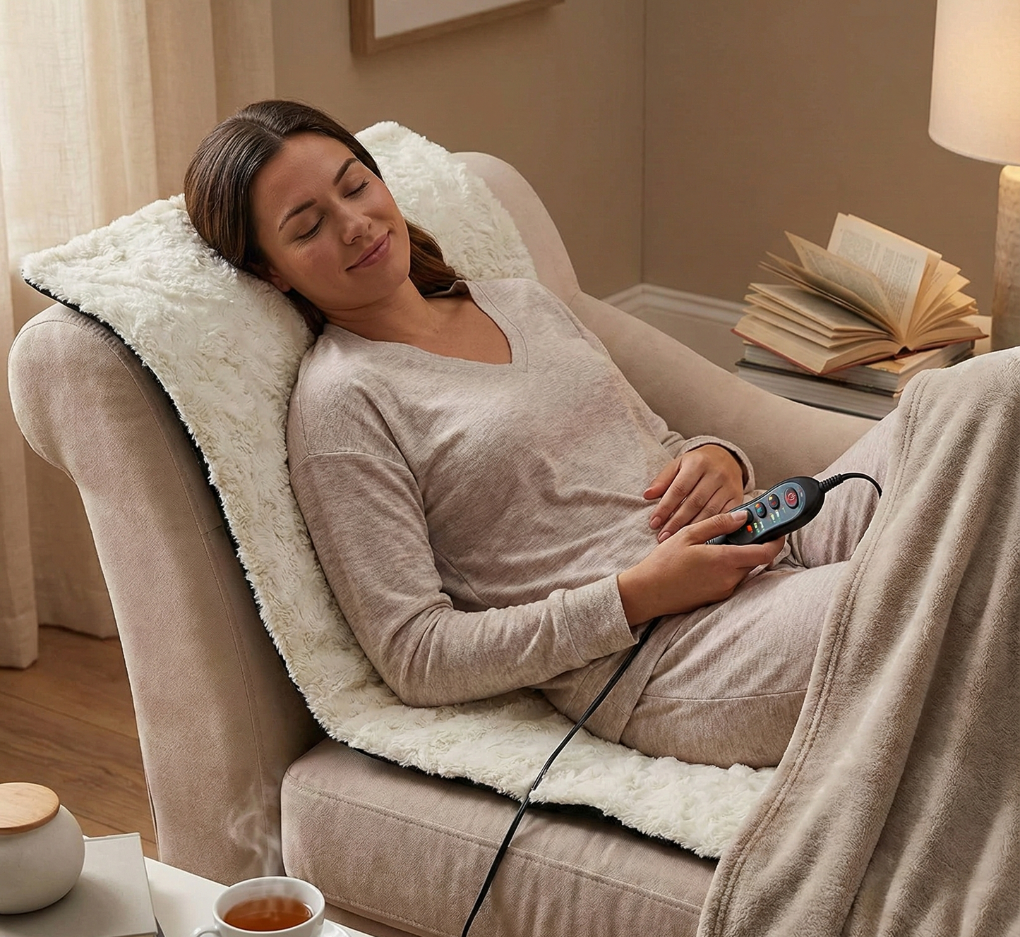 Cama Viajera Masaje Calor y Vibración